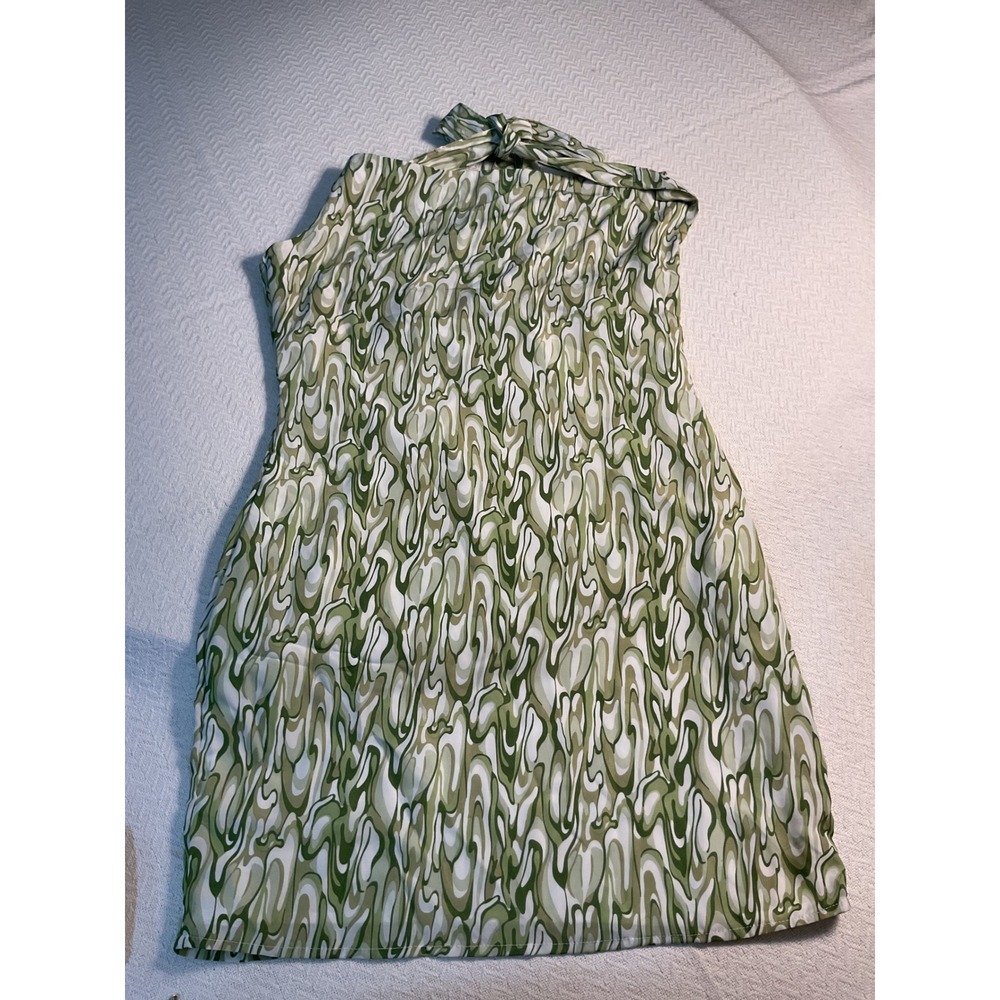 Nasty Gal‎ Collection One Shoulder Smocked Print Mini Dress Size US 8